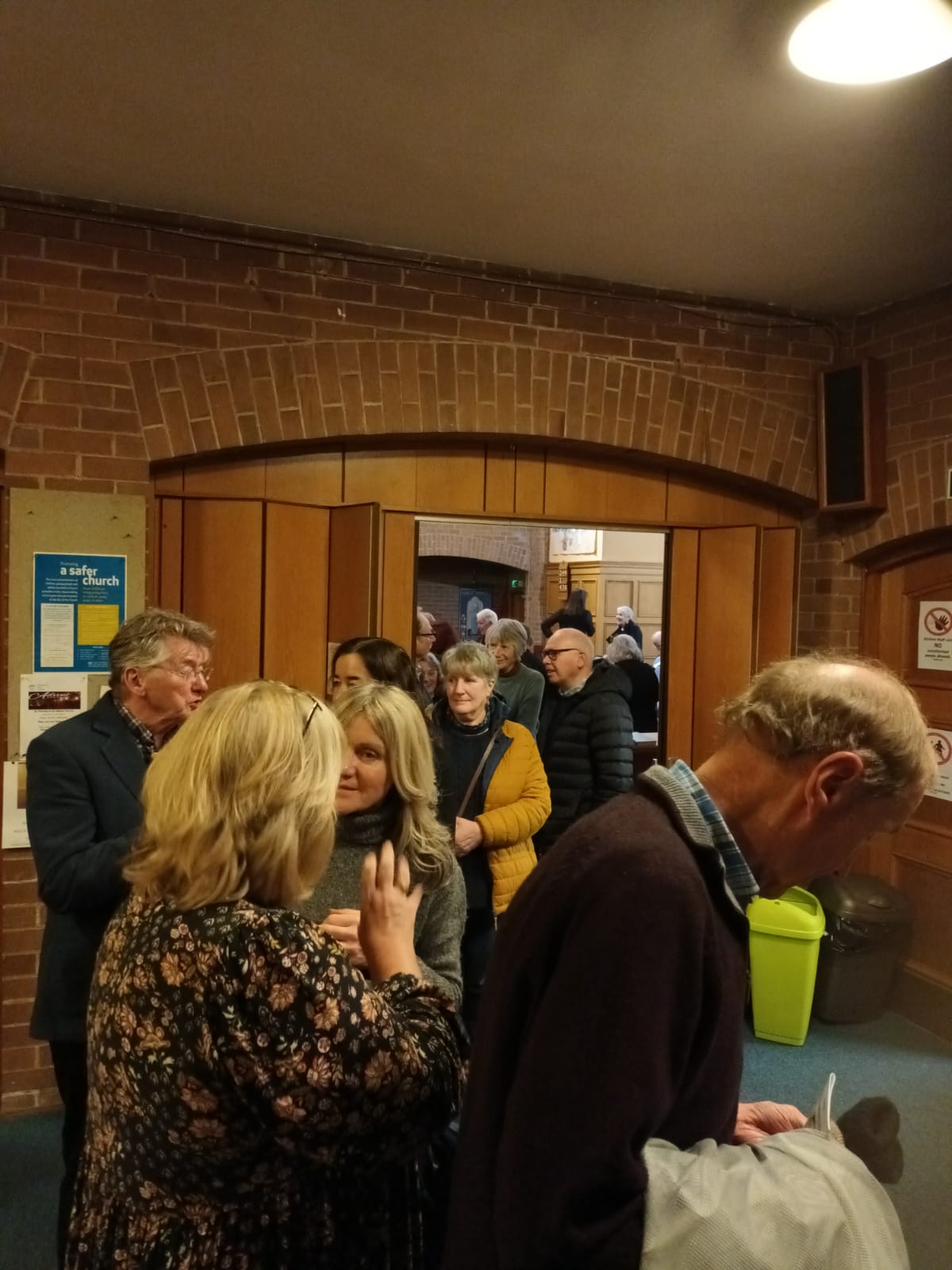 Audience at interval